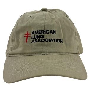 Otto's "American Lung Association" Adjustable Tan Ball Cap